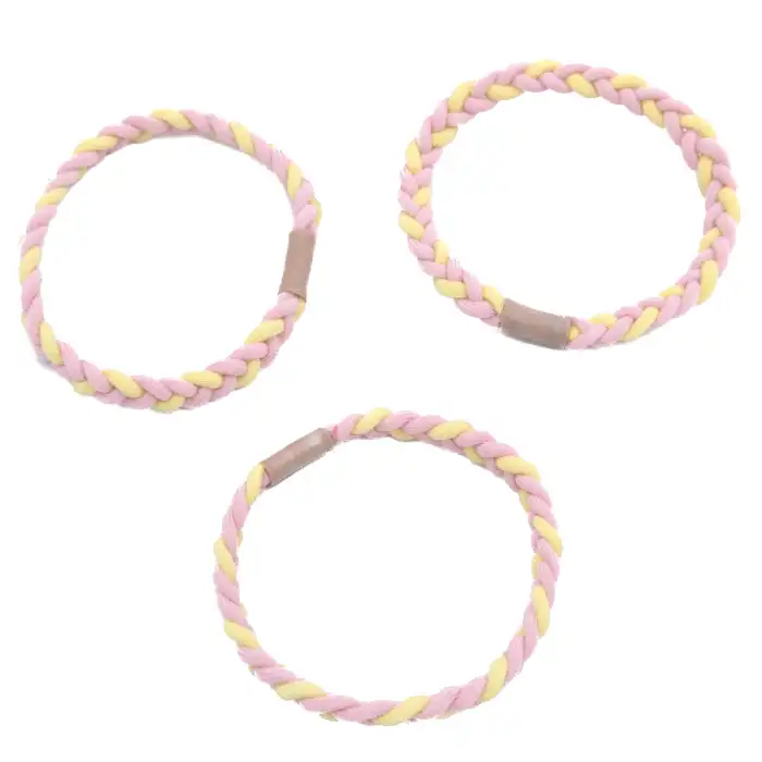 Set 3 Gomas de Pelo Trenzadas - Woo oow - Comparador de precios