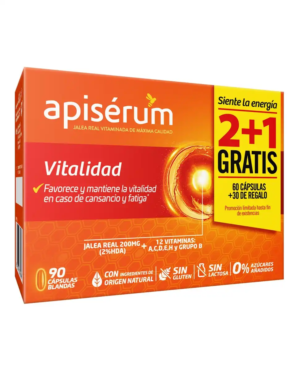 Apisérum - 90 Cápsulas Vitalidad Apiserum - Apisérum - Comparador de precios