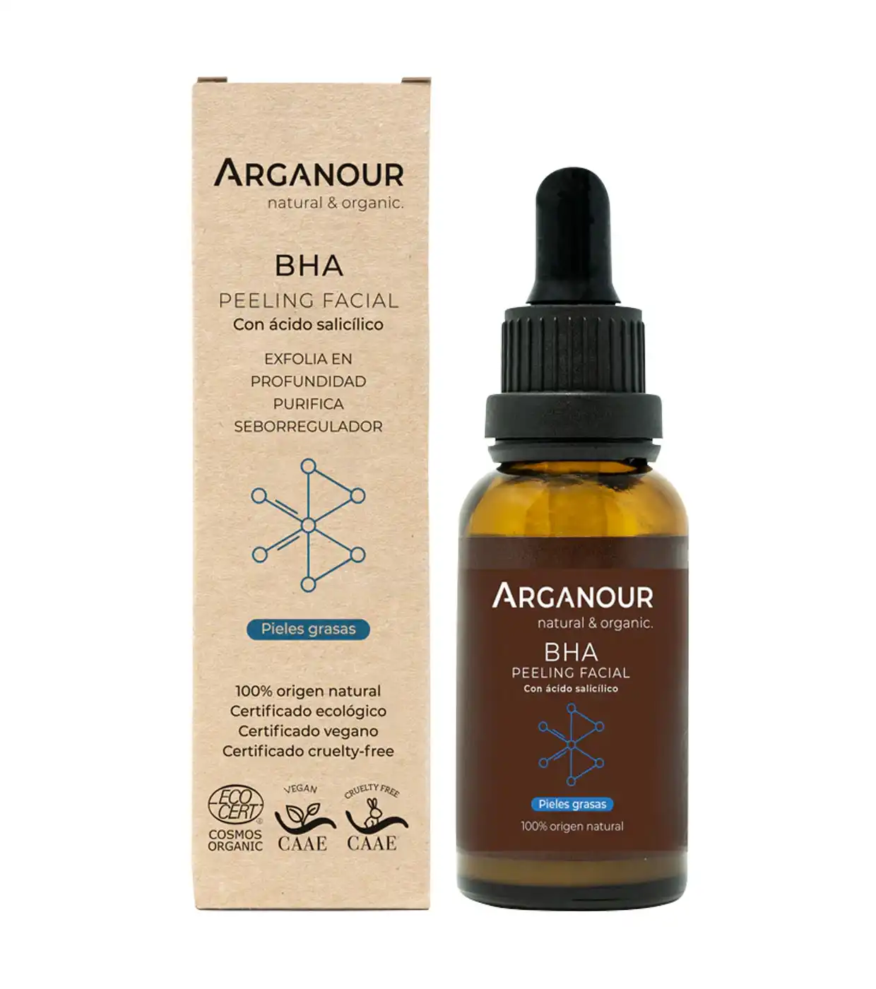 Arganour - Peeling facial con ácido salicílico BHA - Arganour - Comparador de precios