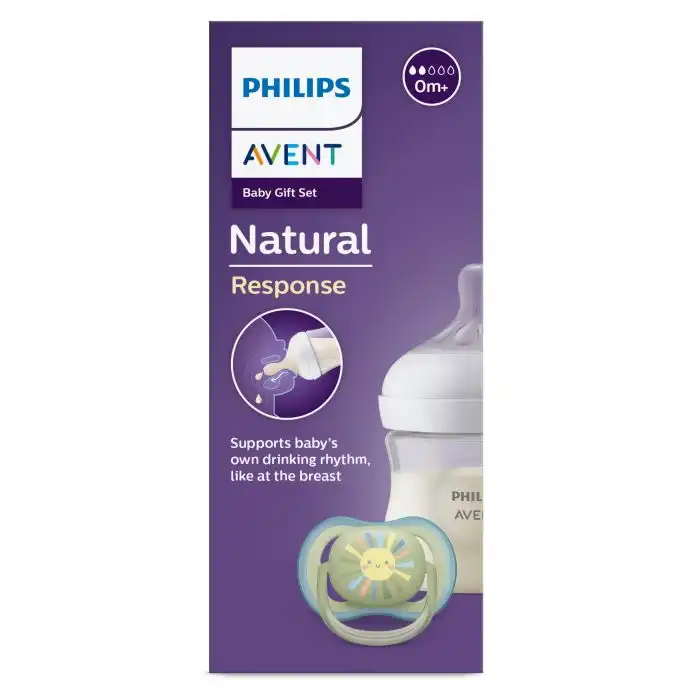 Avent Biberón Natural Response 125 ml + Chupete Ultra Air 0-6m 125 ml - Philips - Comparador de precios