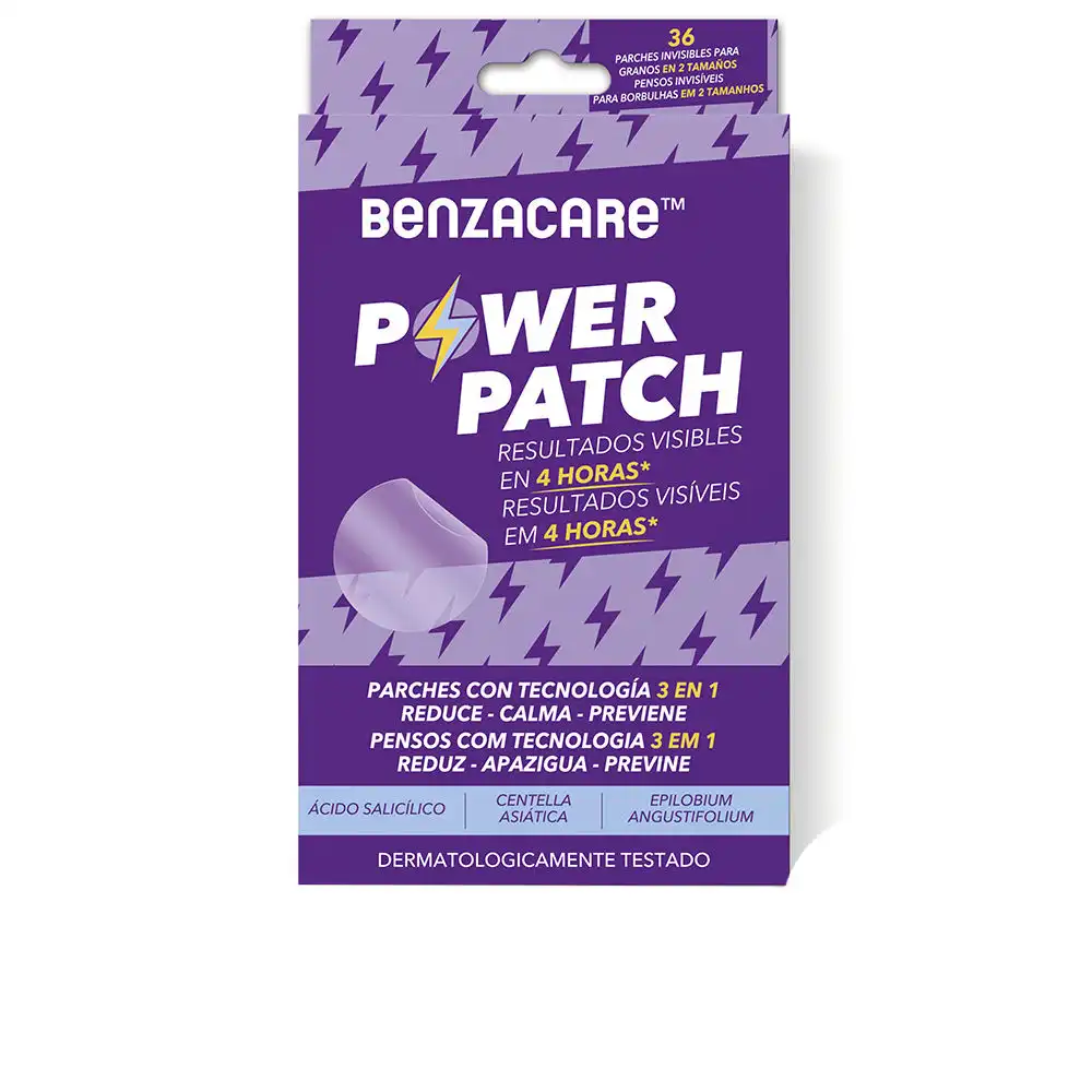Benzacare Power Patch parche invisible ultraligero y ultrafino 36 u - Benzacare - Comparador de precios