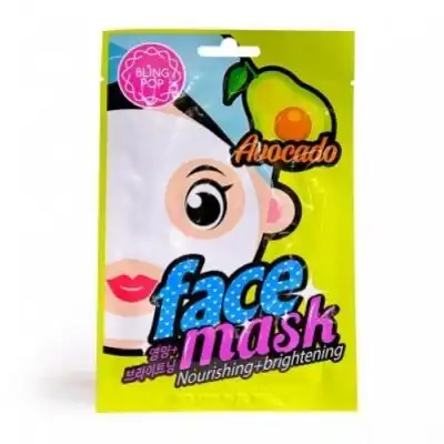 Bling Pop Bling Pop Mascarilla Facial Nutritiva e Iluminadora Aguacate, 28 gr - Bling Pop - Comparador de precios