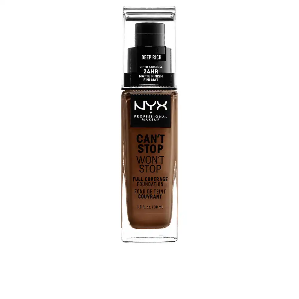 CAN’T Stop WON’T Stop full coverage foundation #deep rich - NYX PROFESSIONAL MAKE UP - Comparador de precios