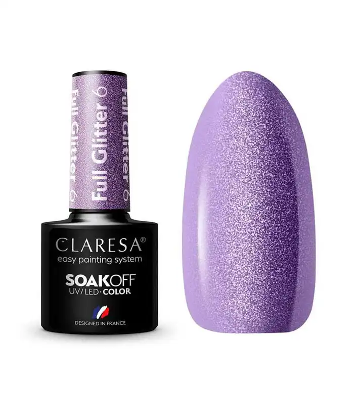 Claresa - Esmalte semipermanente Soak off - 06: Full Glitter - Claresa - Comparador de precios