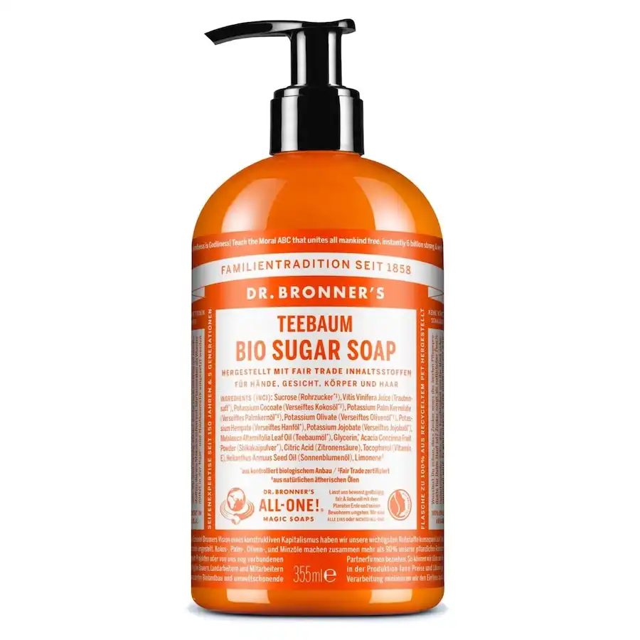 Dr. Bronner's - SUGAR SOAP TEA TREE Jabones 355 ml unisex - Dr. Bronners - Comparador de precios