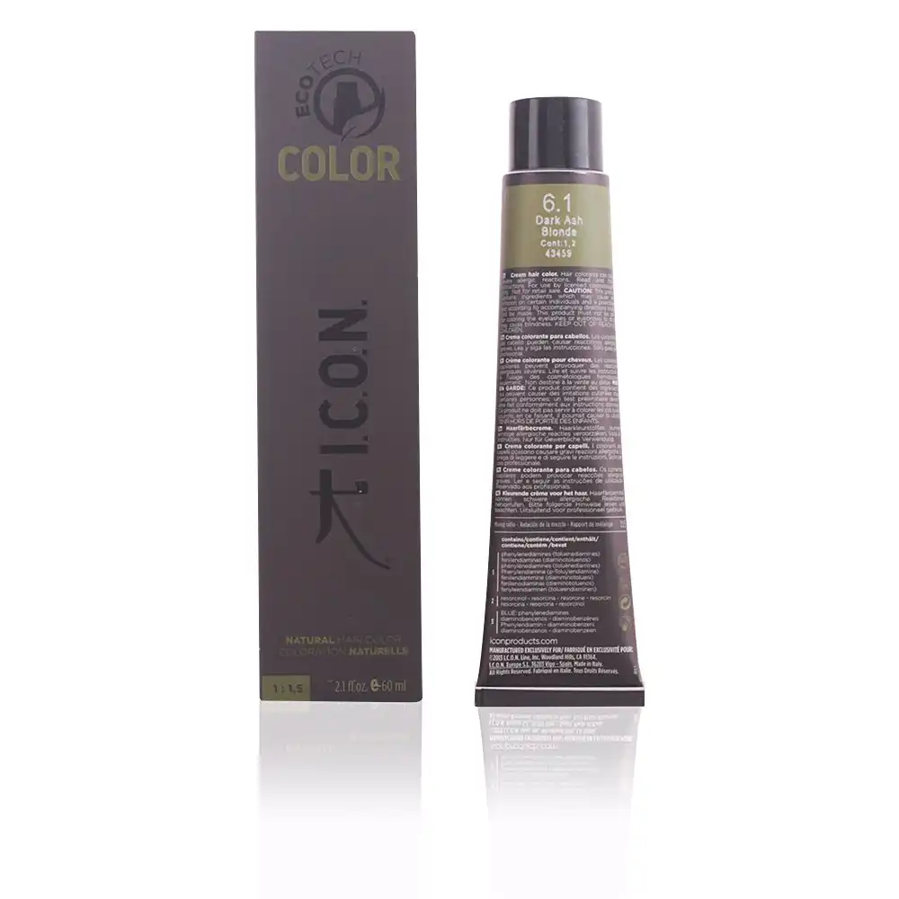Ecotech Color natural color #6.1 dark ash blonde - I.c.o.n. - Comparador de precios