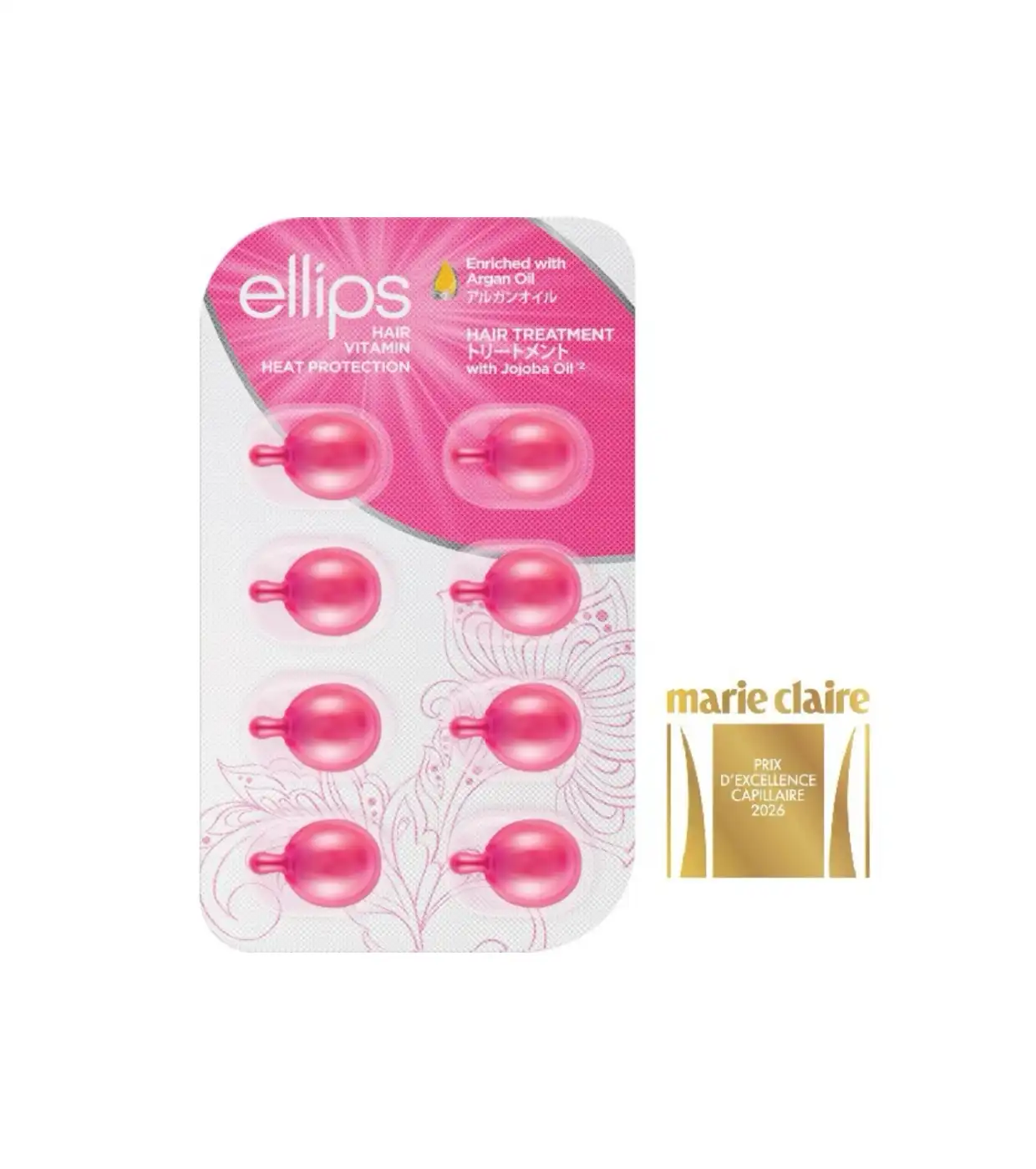 Ellips - Ampollas de vitamina para cabello con aceite de argán - Cabello dañado - ELLIPS - Comparador de precios