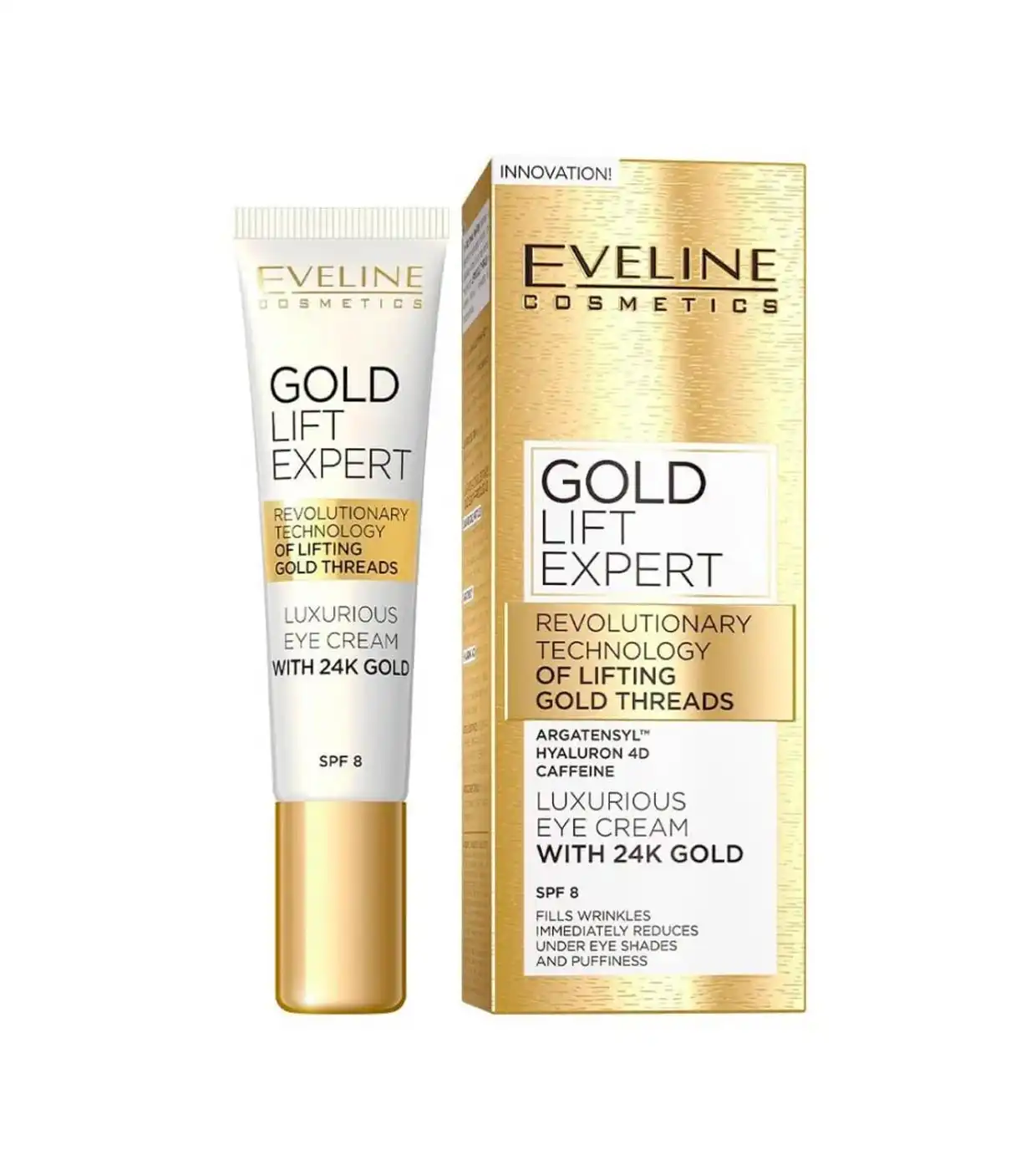 Eveline Cosmetics - Crema para contorno de ojos y párpados Gold Lift Expert - Eveline Cosmetics - Comparador de precios