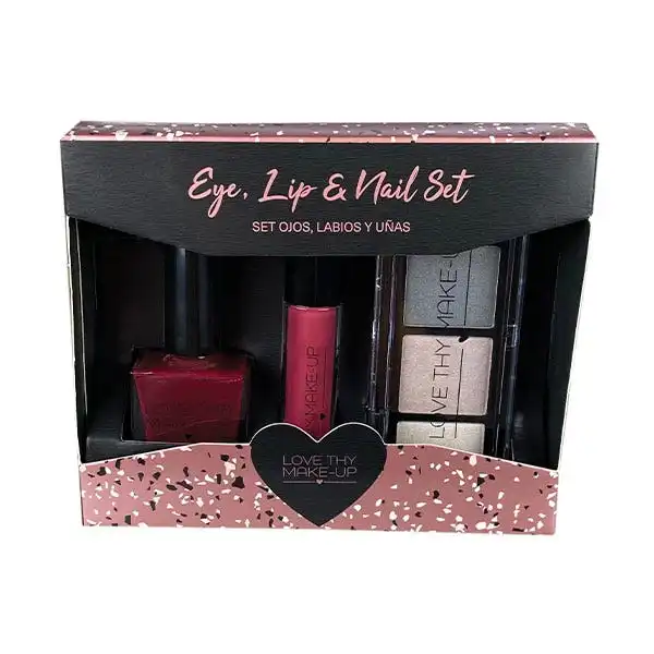 Eye, Lip & Nail Set - LOVE THY MAKE-UP - Comparador de precios