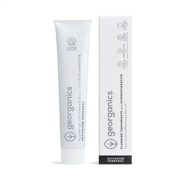 Fluoride Toothpaste Activated Charcoal - Organic - Comparador de precios
