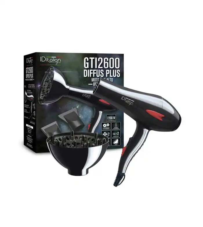 ID Italian Design - Secador de cabello con difusor GTI2600 Plus - ID Italian Design - Comparador de precios