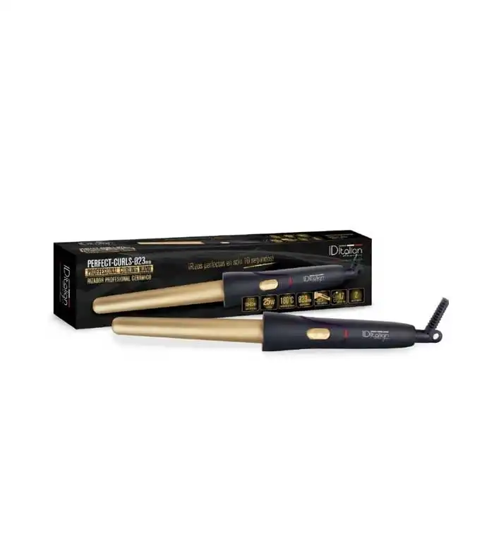 ID Italian Design - Tenacilla de cerámica profesional Perfect Curl 23mm - ID Italian Design - Comparador de precios