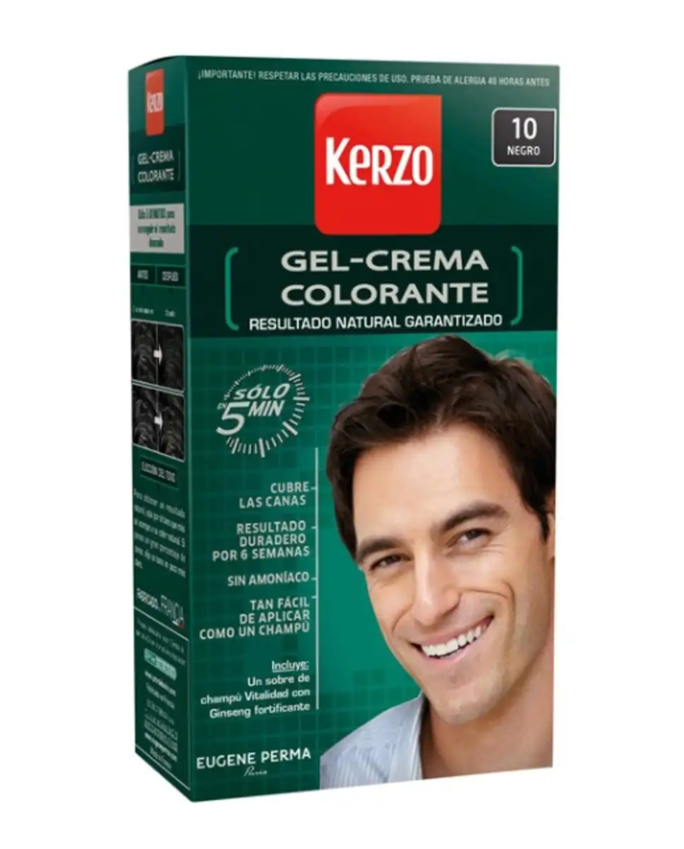 KERZO - Crema Coloración Sin Amoníaco Número 10 Negro - KERZO - Comparador de precios