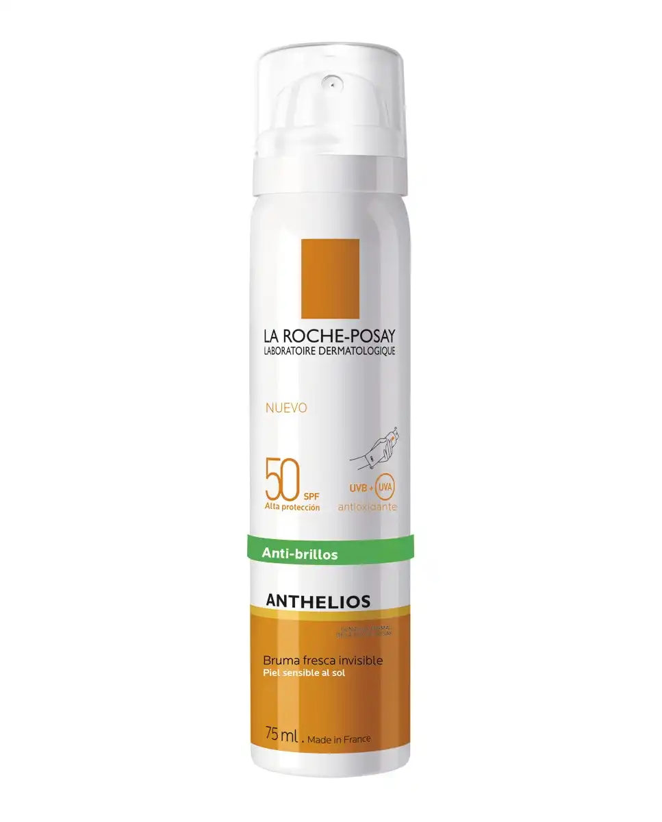 La Roche Posay - Bruma Facial Invisible SPF50 Anthelios Anti-brillos 75 Ml - La Roche Posay - Comparador de precios