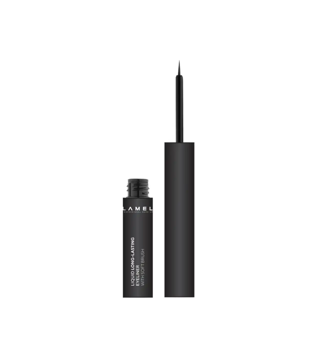 Lamel - Delineador de ojos Liquid Long-Lasting Hard Brush - 402: Graphite Black - Lamel - Comparador de precios