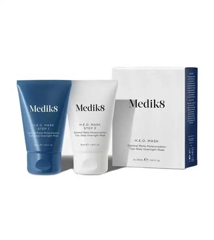 Medik8 - Dúo de mascarillas nocturnas en dos pasos H.E.O. Mask Optimal Ratio Moisturisation - Medik8 - Comparador de precios