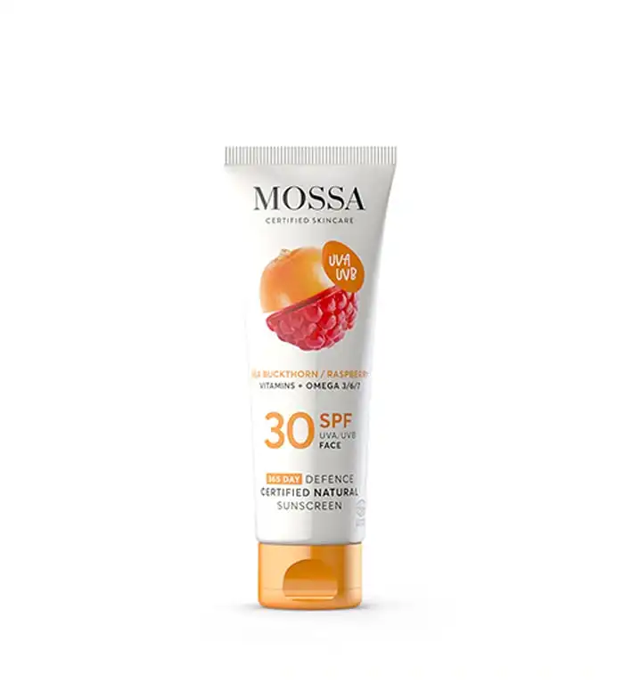 Mossa - Protector solar natural certificado para rostro SPF 30 365 Day Defence - Mossa - Comparador de precios