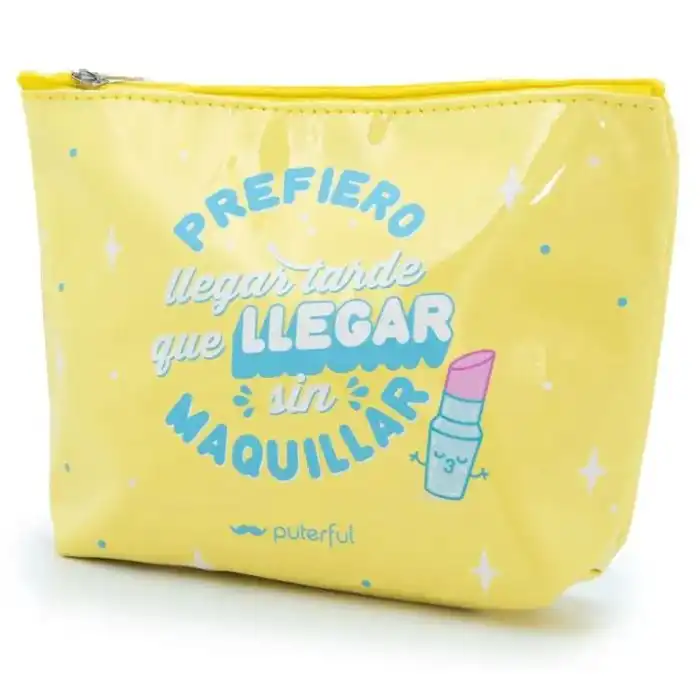 Neceser Brillo Amarillo - Prefiero Llegar Tarde - Puterful by Primor - Comparador de precios