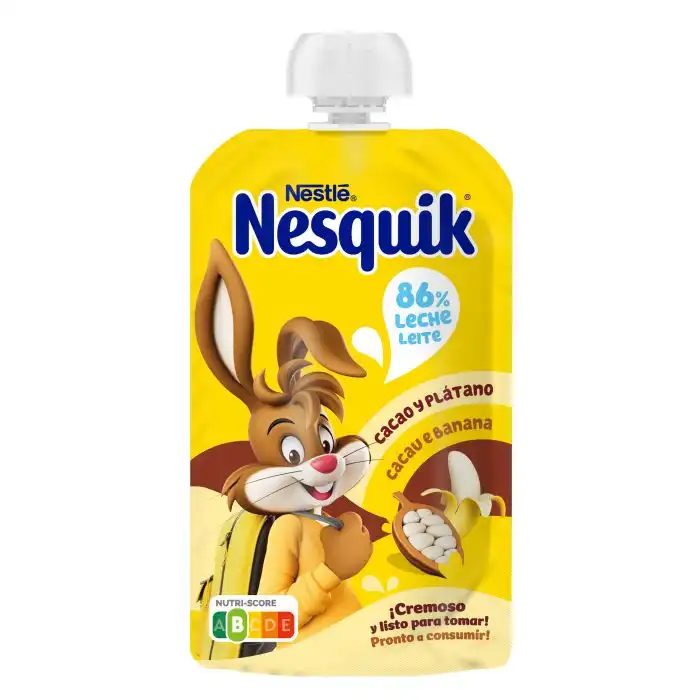 Nesquik Cacao y Plátano Pouch 110 gr - Nestle - Comparador de precios