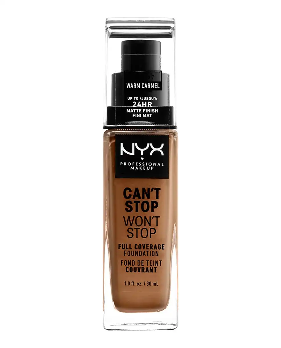 NYX Professional Makeup - Base De Maquillaje Waterproof Can't Stop Won't Stop Full Coverage Foundation - NYX Professional Makeup - Comparador de precios