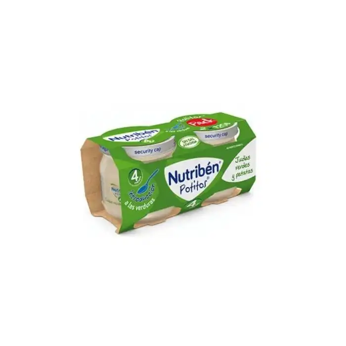 Pack Potitos Introducción Judias Verdes con Patatas - NUTRIBEN - Comparador de precios