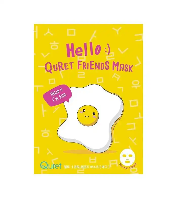 Quret - Mascarilla Hello Friends - Egg - Quret - Comparador de precios