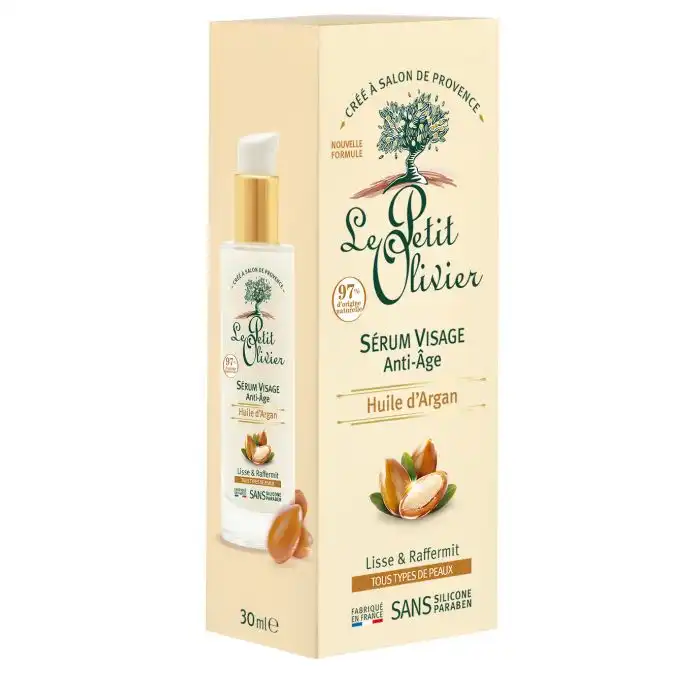 Serum Facial Antiedad Aceite de Argán 30 ml - Le Petit Olivier - Comparador de precios