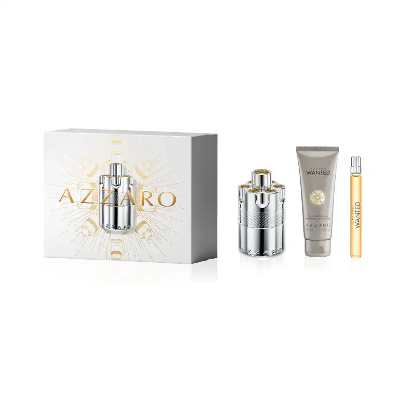 Set De Regalo Azzaro Wanted Eau De Parfum 100 Ml + 10 Ml Y ChampÚ 75 Ml - Azzaro - Comparador de precios