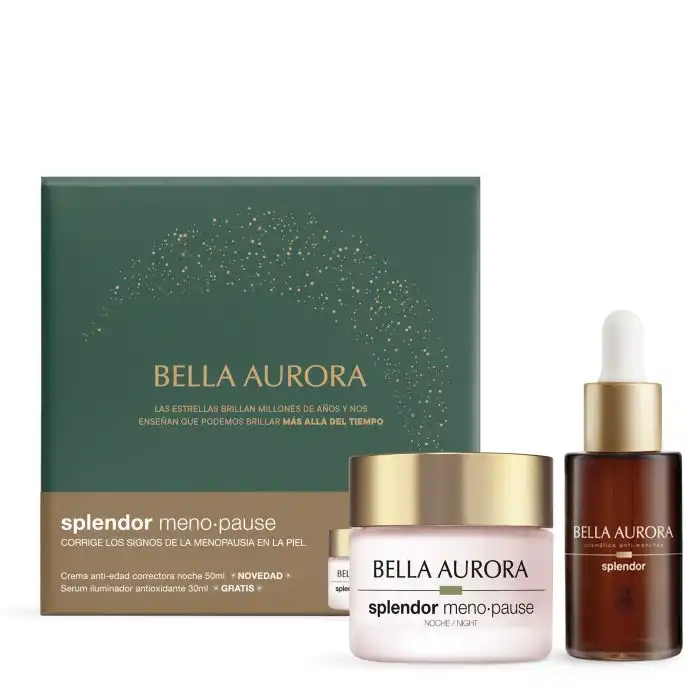 Splendor Menopause Estuche Crema Antiedad + Serum Iluminador - Bella Aurora - Comparador de precios