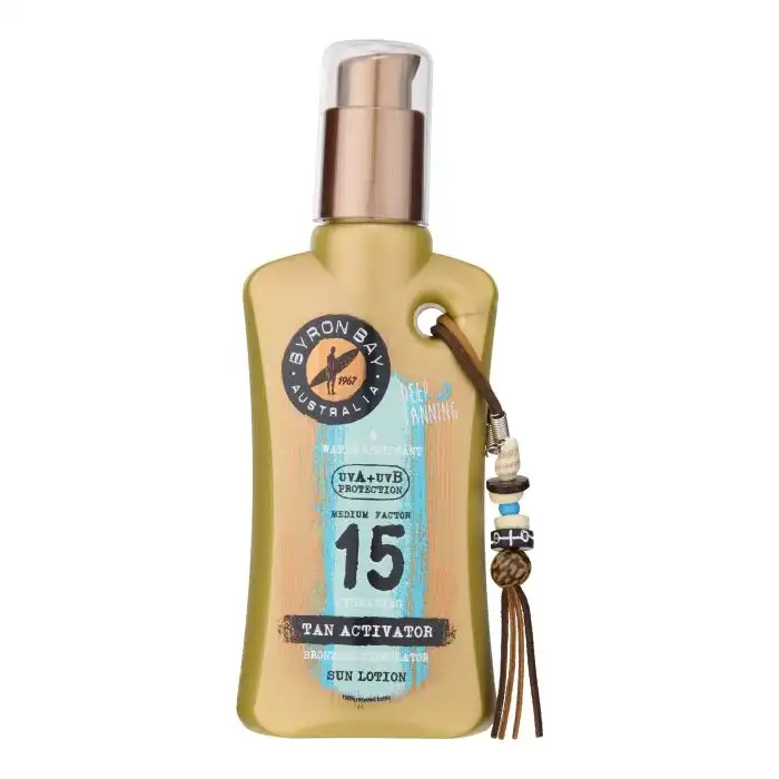 Tan Activator Loción Solar Efecto Autobronceado SPF 15 200 ml - Byron Bay - Comparador de precios