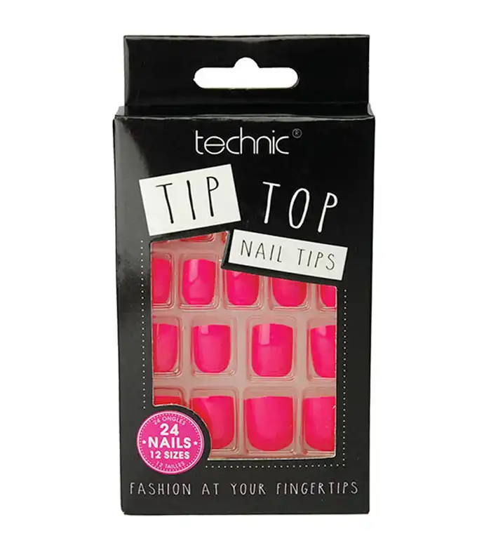 Technic Cosmetics - Uñas postizas Tip Top - Bright Pink - Technic Cosmetics - Comparador de precios