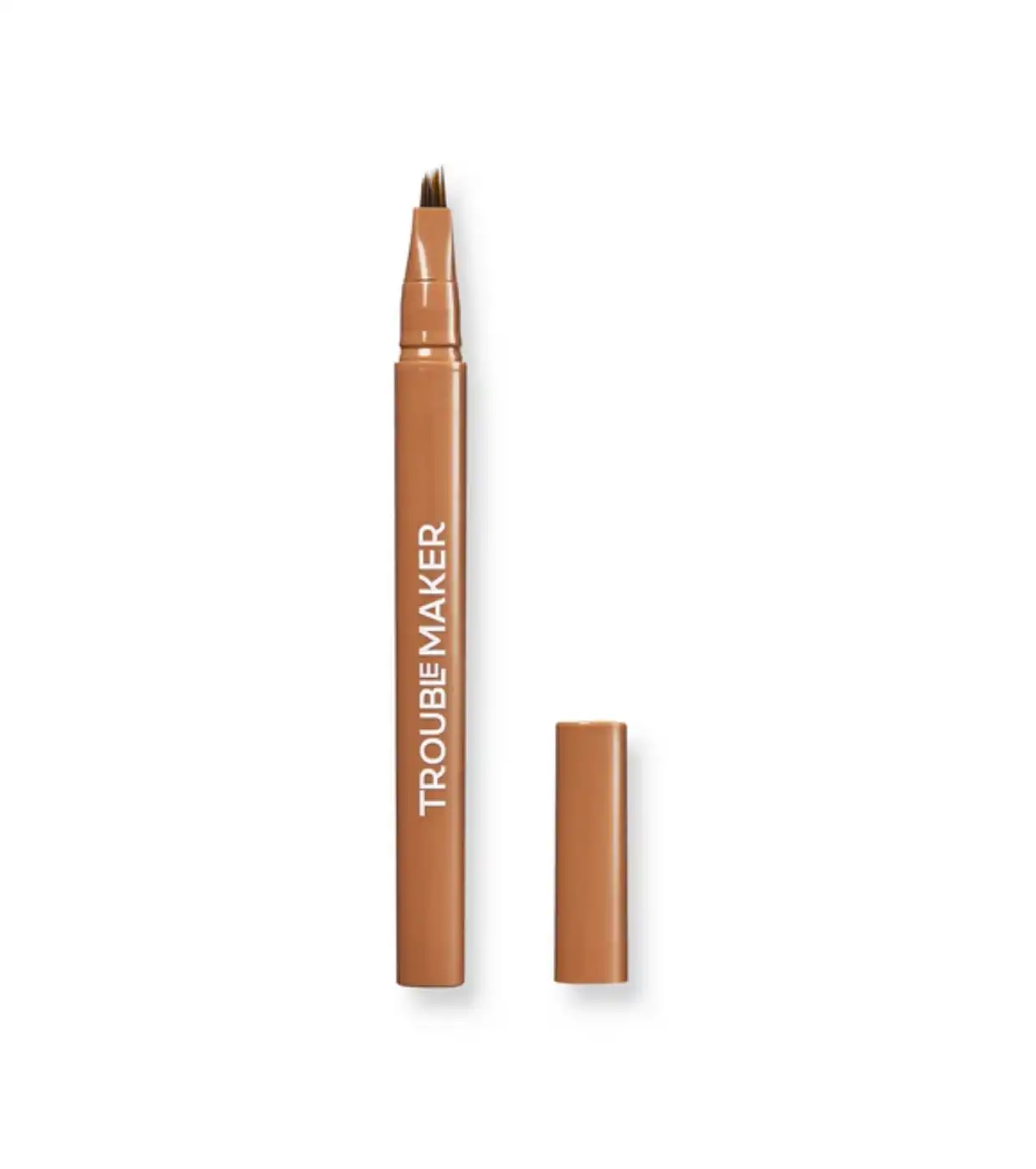 Trouble Maker - Lápiz de cejas Fluffer Brow Brush Natural - Light Brown - Trouble Maker - Comparador de precios