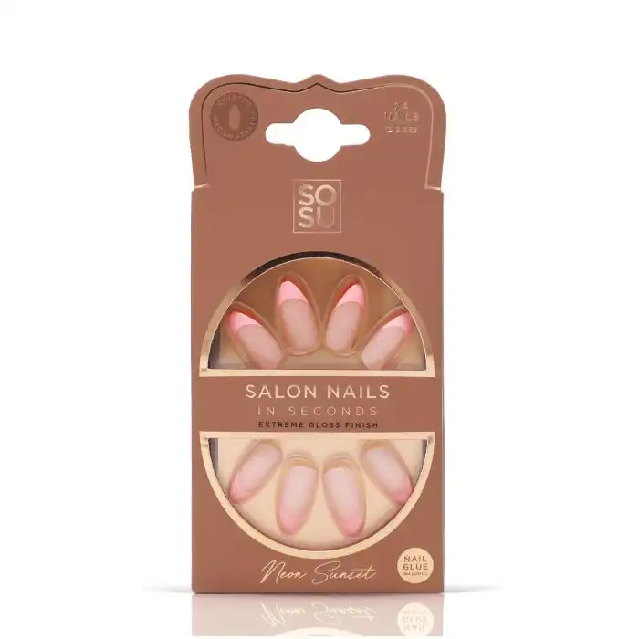 Uñas Postizas Neon Sunset  Sosu - Sosu - Comparador de precios