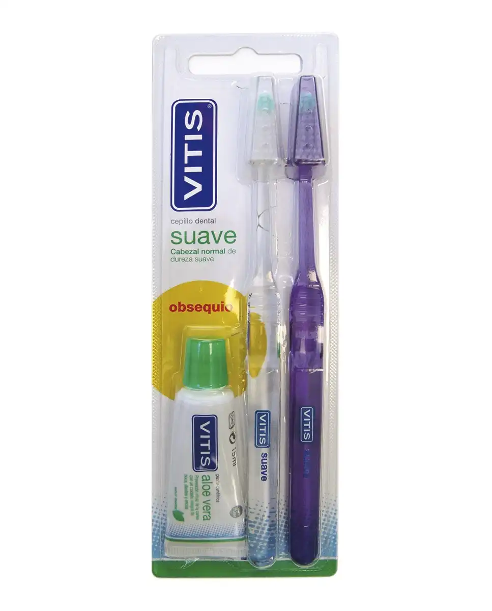 Vitis - Pack Cepillo Dental Suave - Vitis - Comparador de precios