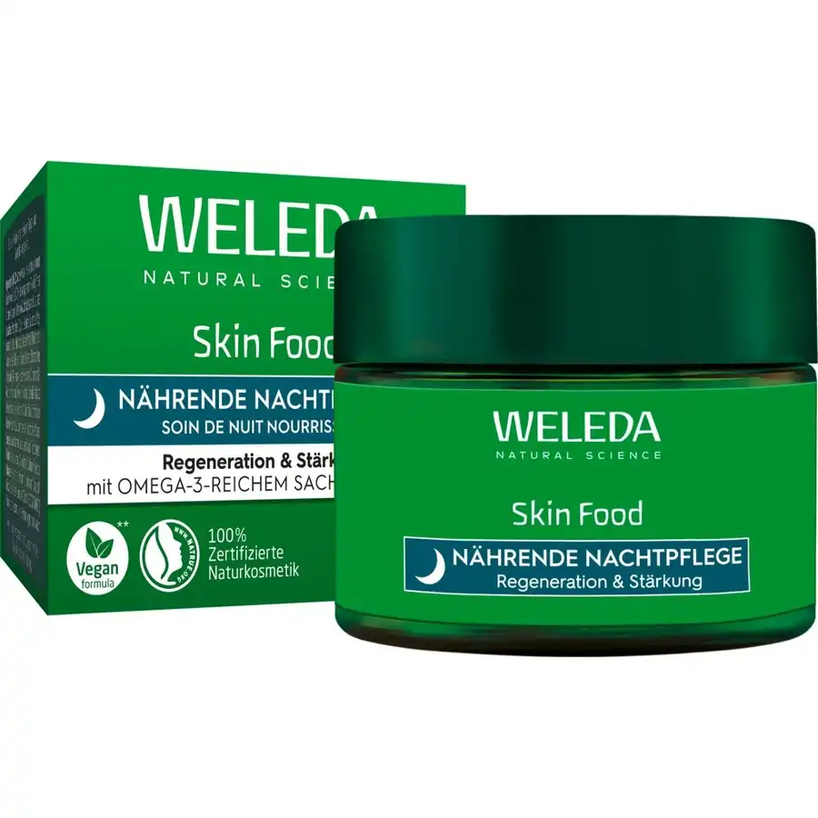 Weleda - Skin Food Tratamiento nutritivo de noche - refuerza la barrera cutánea y regenera la piel seca del rostro Cremas de noche 40 ml unisex - Weleda - Comparador de precios