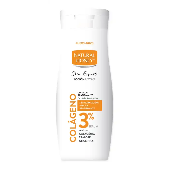 ¡15% DTO! Skin Expert Loción con Colágeno Cuidado Reafirmante 330 ml - Natural Honey - Comparador de precios
