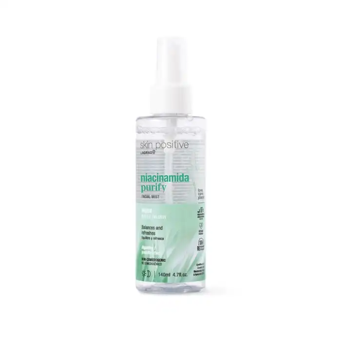 Skin Positive Facial Mist Niacinamida Purify 140 ml - Agrado - Comparador de precios