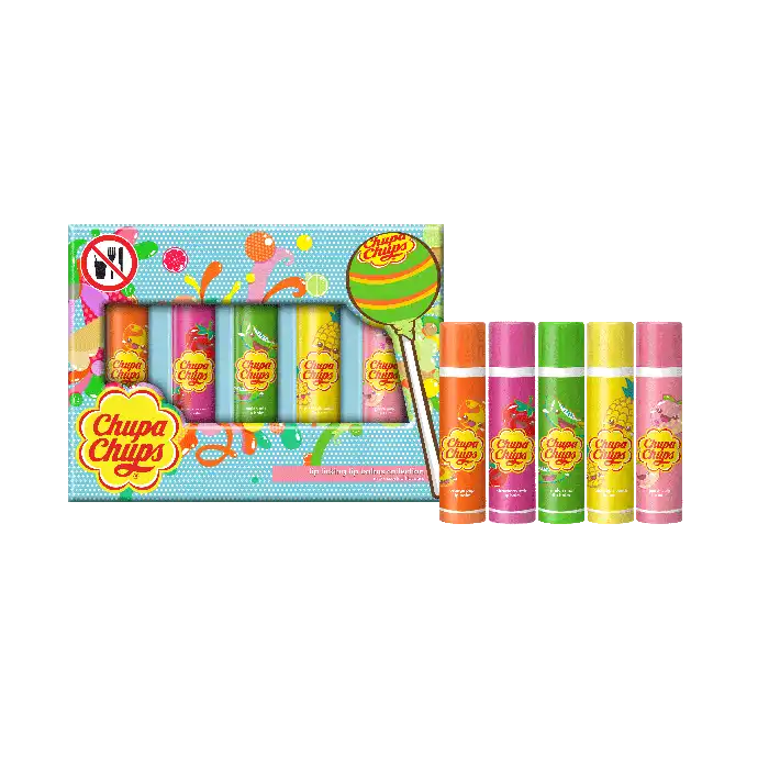 ¡25% DTO! Set Lip Balms Bálsamos Labiales - CHUPA CHUPS - Comparador de precios
