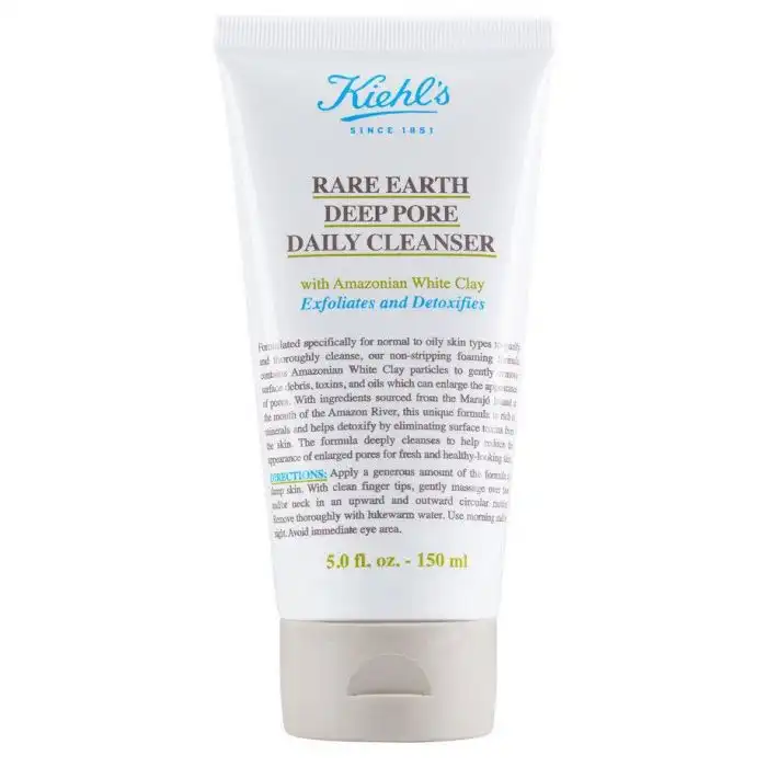¡27% DTO! Rare Earth Deep Pore Daily Cleanser Limpiador Facial 150 ml - Kiehls - Comparador de precios