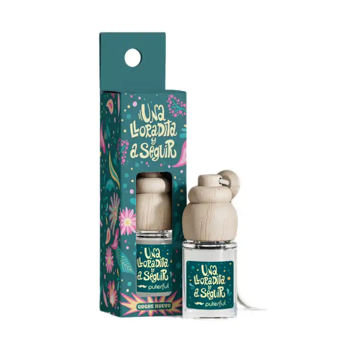 Ambientador Coche Nuevo "Una lloradita y a seguir" 8 ml - Puterful by Primor - Comparador de precios