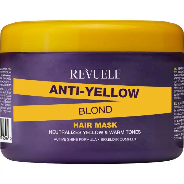 Anti Yellow Mascarilla Cabello Rubio 500 ml - Revuele - Comparador de precios
