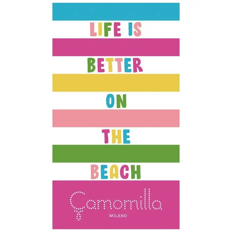 Camomilla - Toalla De Playa Life Toallas 1 pieces unisex - Camomilla Milano - Comparador de precios