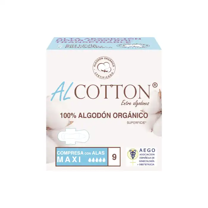 Compresa Maxi con Alas  Alcotton - Alcotton - Comparador de precios