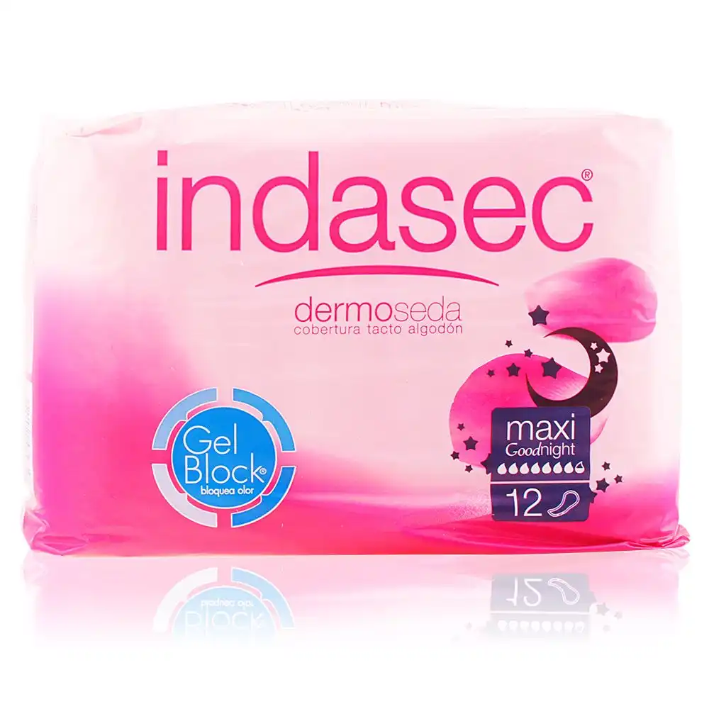 Dermoseda Good Night compresa incontinencia maxi 12 u - Indasec - Comparador de precios
