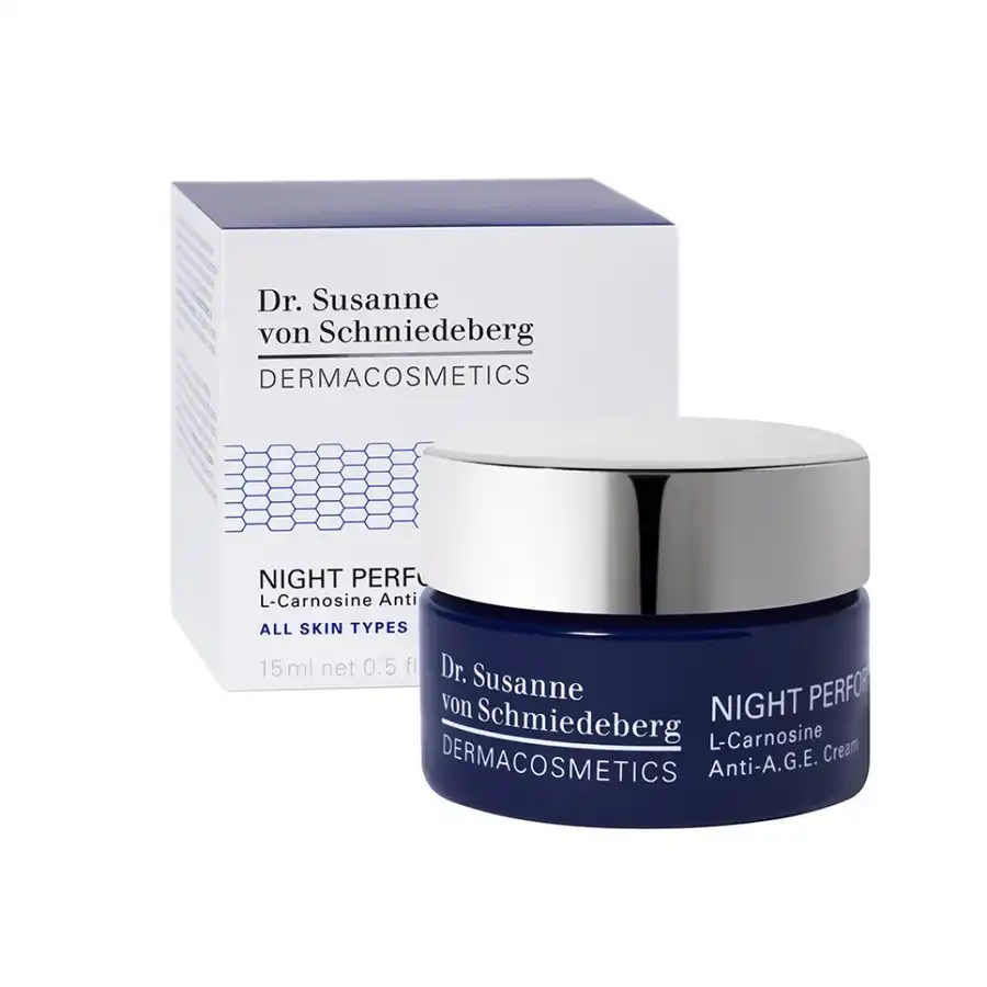 Dr. Susanne von Schmiedeberg - Night Performer L-Carnosine Anti-A.G.E. Cream Cremas de noche 15 ml unisex - Dr. Susanne von Schmiedeberg - Comparador de precios