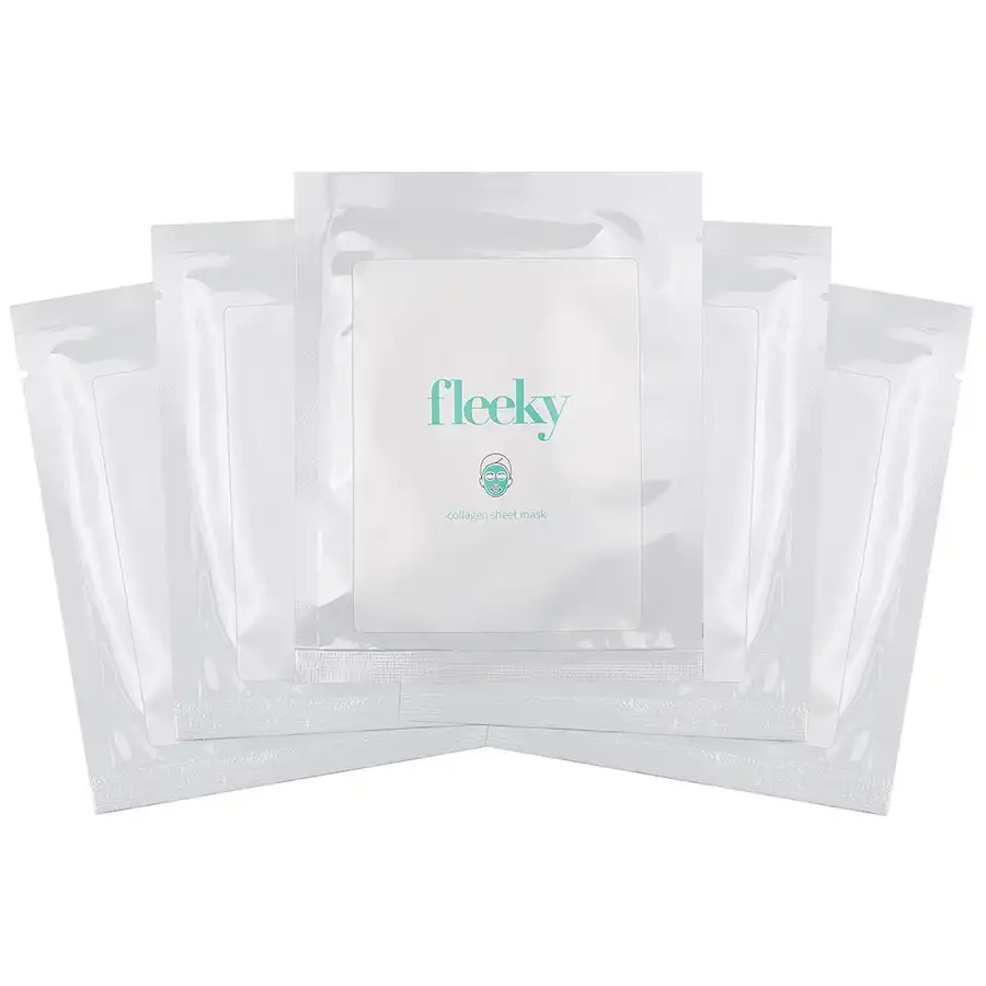 Fleeky - Mascarilla de Colágeno Facial – Nutrición y Elasticidad para Tu Piel Mascarillas de celulosa 5 pieces unisex - Fleeky - Comparador de precios