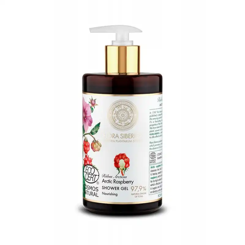 Flora arctic raspberry nourishing shower gel 480ml - Natura Siberica - Comparador de precios