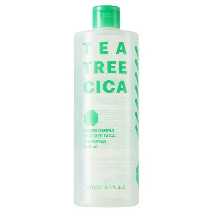 Green Derma Tea Tree Cica Big Toner 500 ml - Nature Republic - Comparador de precios