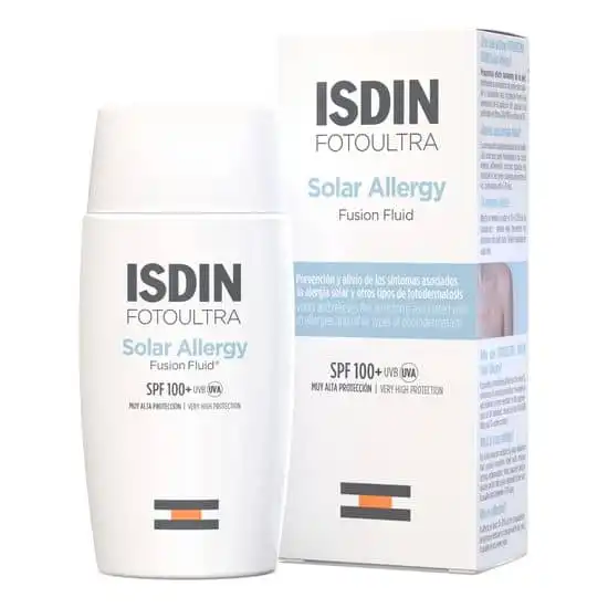 Isdin Fusion Fluid Solar Allergy Spf 100 50 ml Protector Solar - Isdin - Comparador de precios