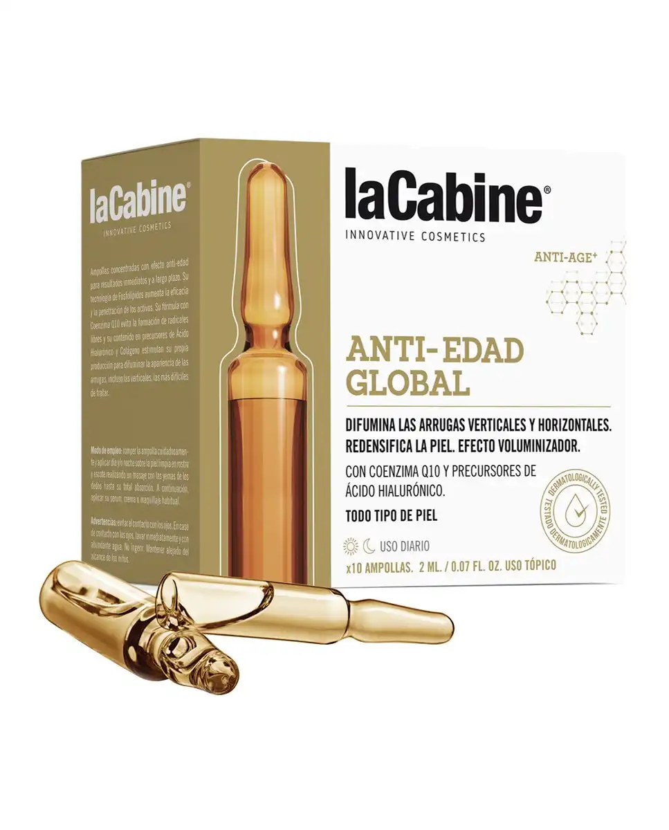 LA CABINE - Ampollas Antiedad Global 10 X2 Ml - LA CABINE - Comparador de precios